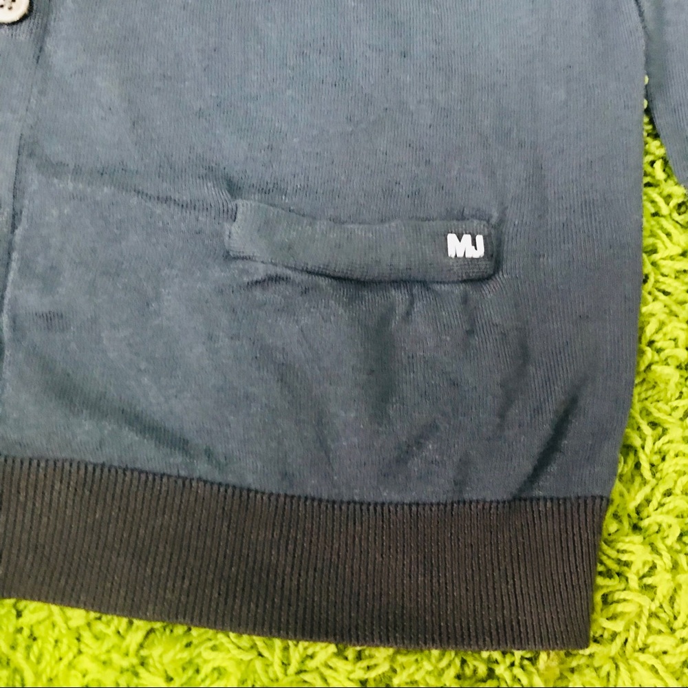 Marc by Marc Jacobs Mens Slate Blue Cardigan size Small - Picture 5 of 8